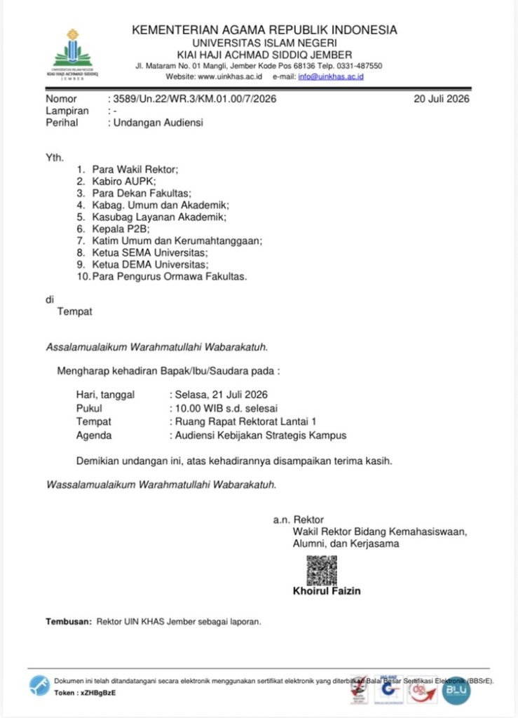surat undangan audiensi